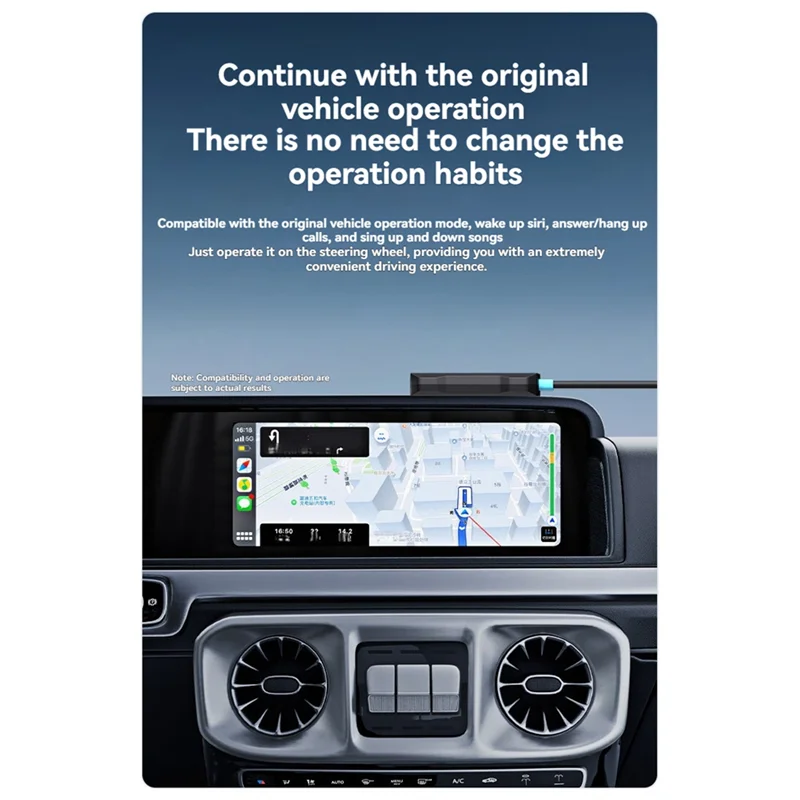 محول Carplay اللاسلكي يحول السلكي إلى Carplay Dongle Plug Play محول لاسلكي Connect لهاتف Iphone-Y47A