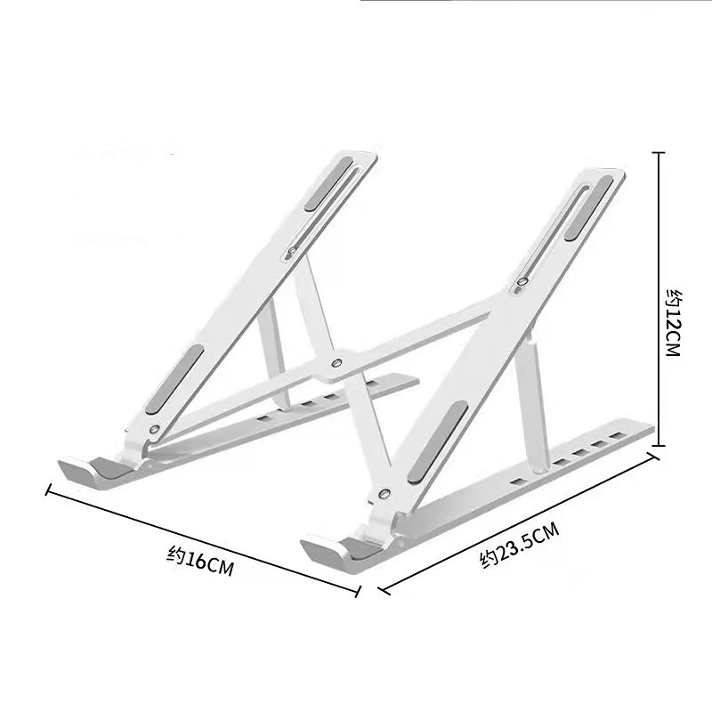 1pc Foldable Laptop Stand ABS Plastic Tablet Holder Portable Laptop Tablet Stand Holder Rack Computer Support