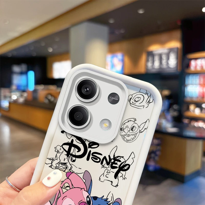 Miękkie etui na telefon Disney Stitch dla Redmi Note 13 12 Pro Plus 5G Note 13 12 11 10 9 Pro 12C 10C 9C A2 A1 Silikonowe etui ochronne