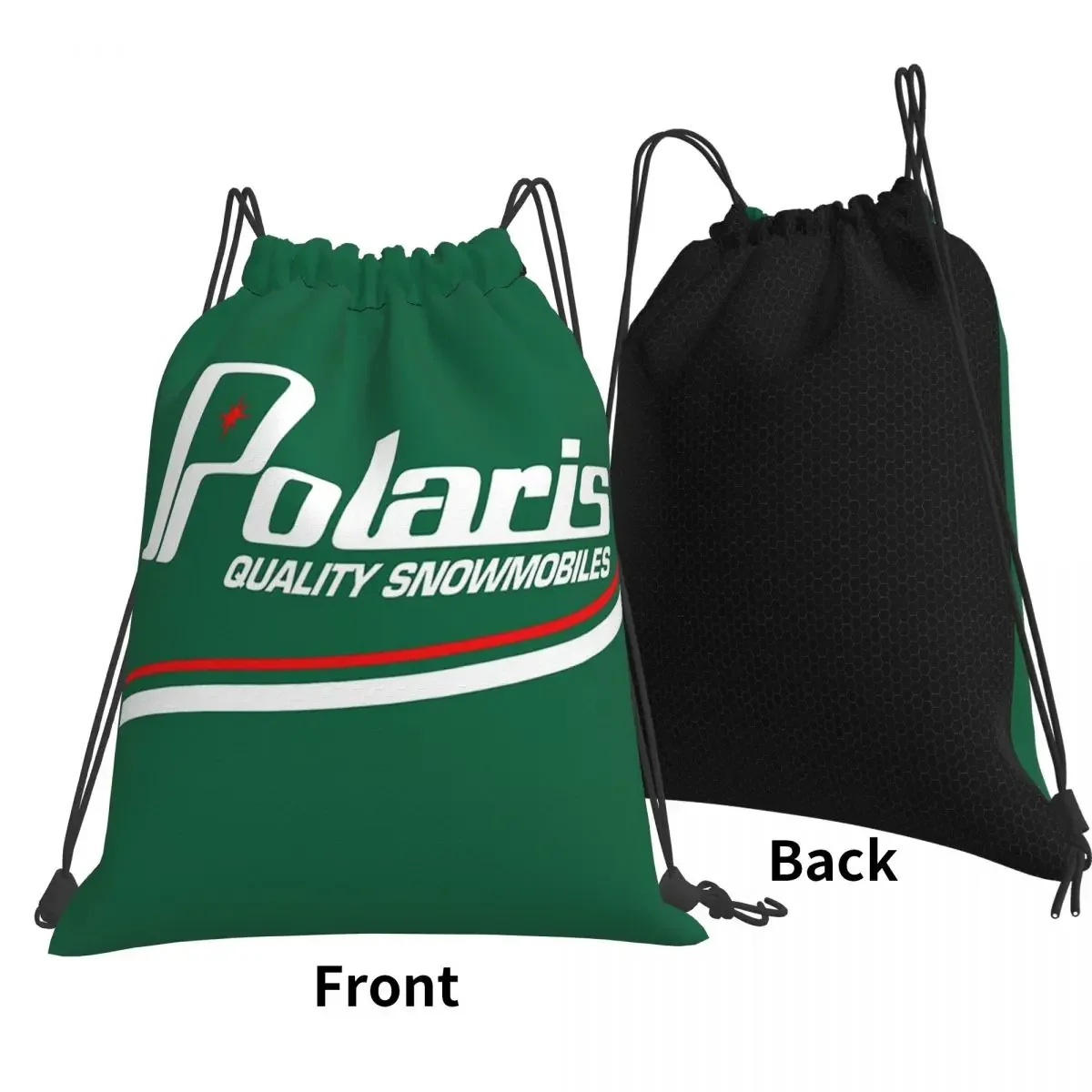Polaris Logo Backpacks Fashion Drawstring Bags Shoes Bag Book Bags for Man Woman Students