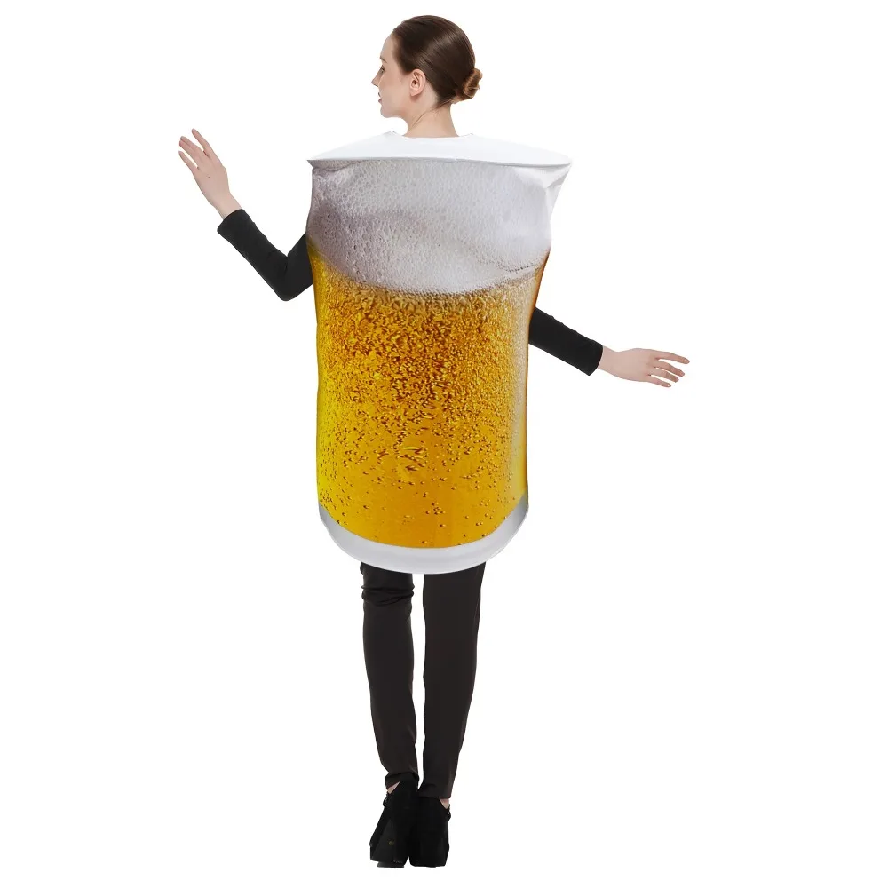 Funny Cosplay Beer Goblet Sponge Costumes Props for Adult Halloween Carnival Fancy Dress Up Performance Stage Cosplay Costume