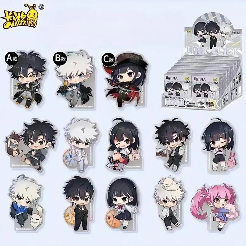 Kayou Genuine Link Click Card Acrylic Standing Board Through-Clamp Time Serie Version Bomb Animation Cartoon Peripheral Toys