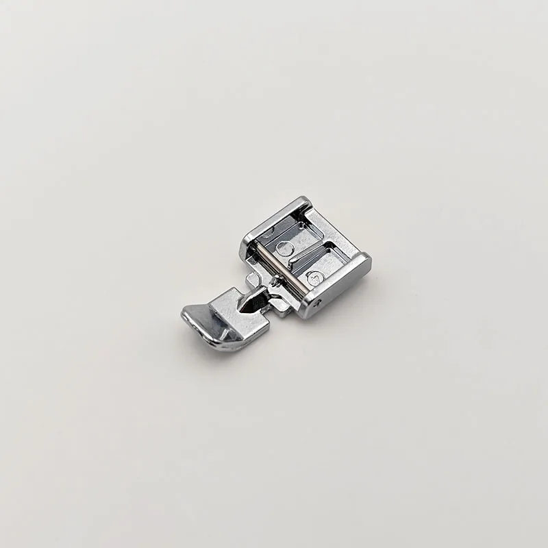 Compatible Metal Zipper Presser Foot Left & Right Single Sides For Household Snap-on Sewing Machines Brother Singer Janome