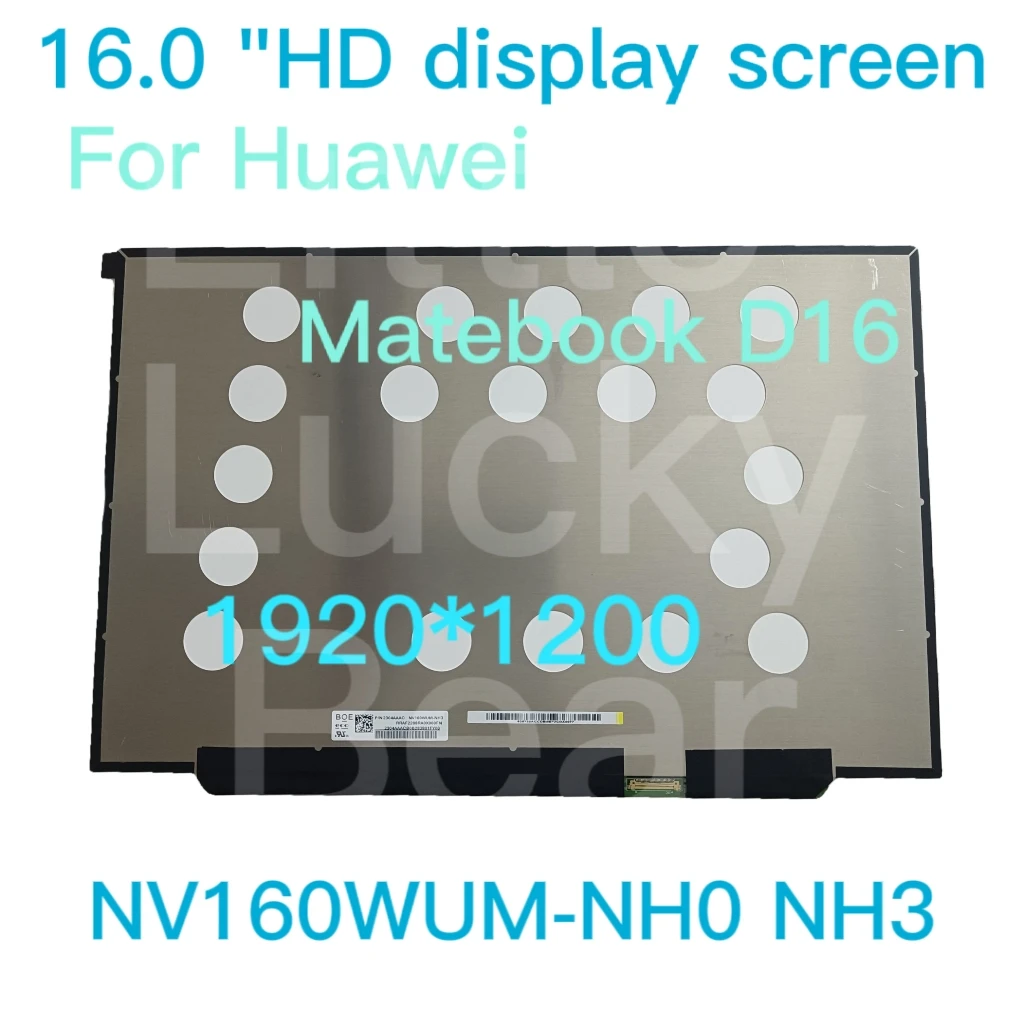 

NV160WUM-NH0 for Huawei Matebook D16 2022 RLEF-16 laptop liquid crystal display replace NV160WUM-NH0 resolution 1920X1200