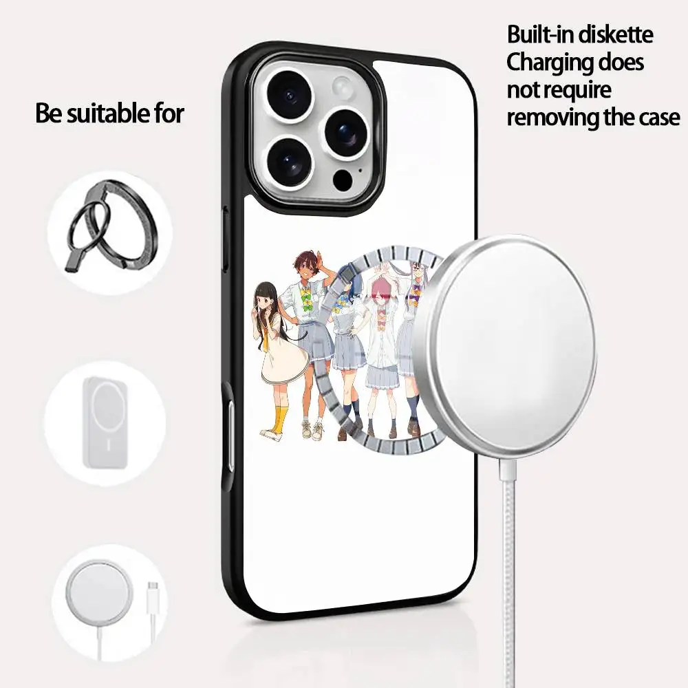 

Too Many Losing Heroines Phone Case For IPhone 16 15 14 13 12 11 Pro Max Plus Mini Magsafe Mirror Wireless Magnetic Cover