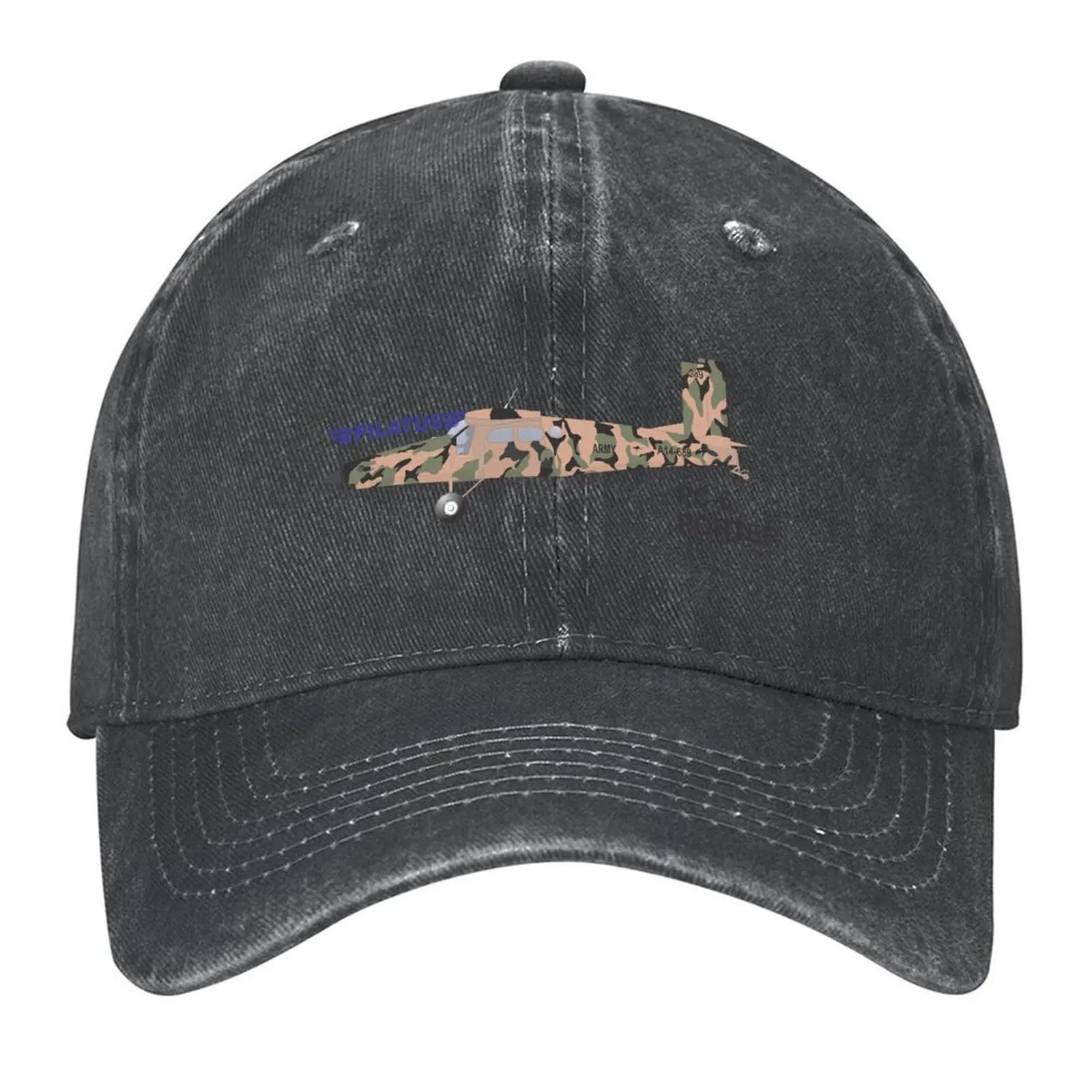 

Pilatus PC6 Porter Baseball Cap Golf Hat Beach Ball Cap Military Tactical Cap Men Caps Women's