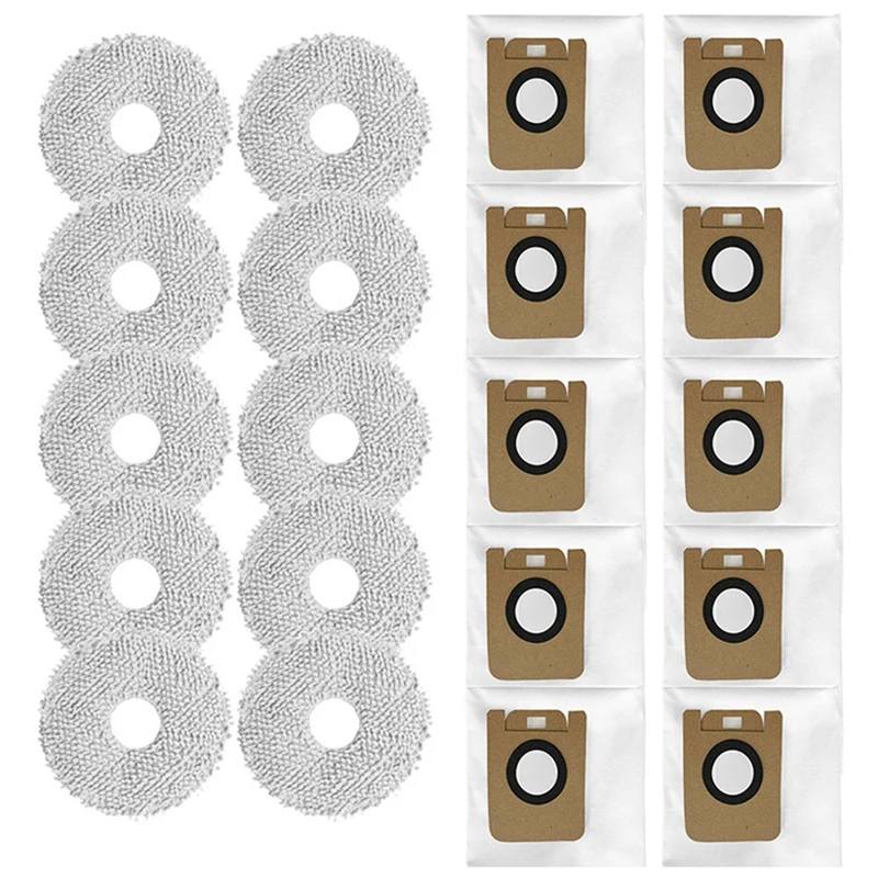 

Robot Vacuum Cleaner Dust Bags Mop Cloth Accessories For Dreame Bot L10S Ultra/ S10/ S10 Pro