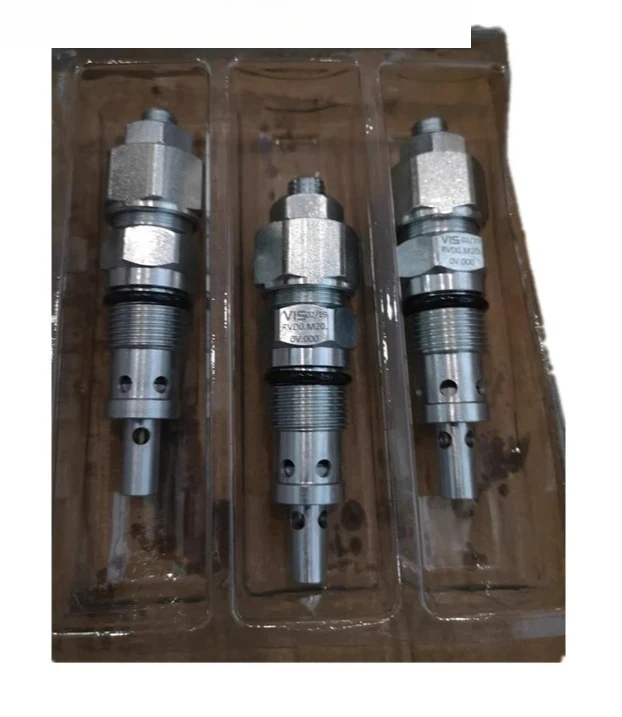 Válvula de transbordamento manual hidráulica sistema de alta pressão válvula de cartucho de rosca ajustável rvd0.m26