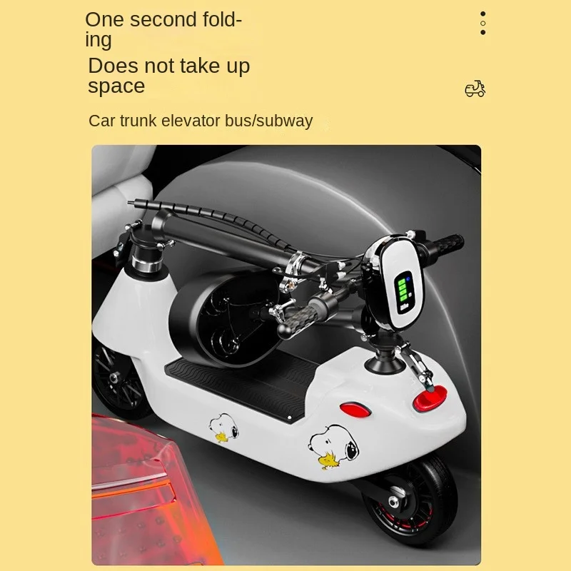 Foldable mini electric skateboard electric vehicle small scooter small dolphin electric car two-wheeled battery car 산악 전기자전거