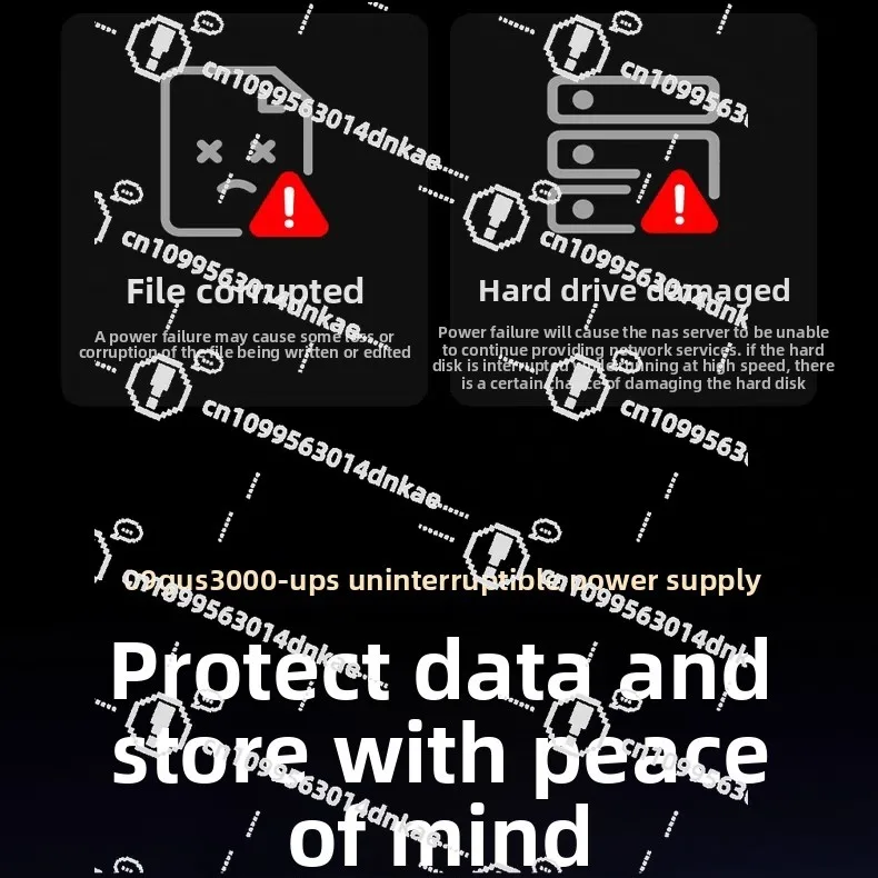 US3000-UPS Uninterruptible Power Supply Protection Home Business NAS