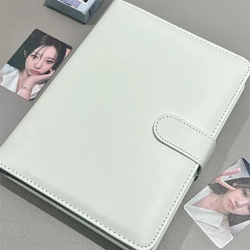 New 20pcs Page(4 Grids) Photo Card A5-Binder Kpop Photo Albums Idol Cards Loose-leaf Collect Book Binder Binder Photocard Holder
