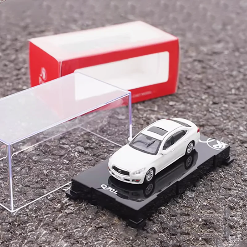 

Масштабная модель автомобиля Q70L из сплава 1:64, готовый продукт, имитационная игрушка, коллекционный подарок, статическая модель для демонстрации