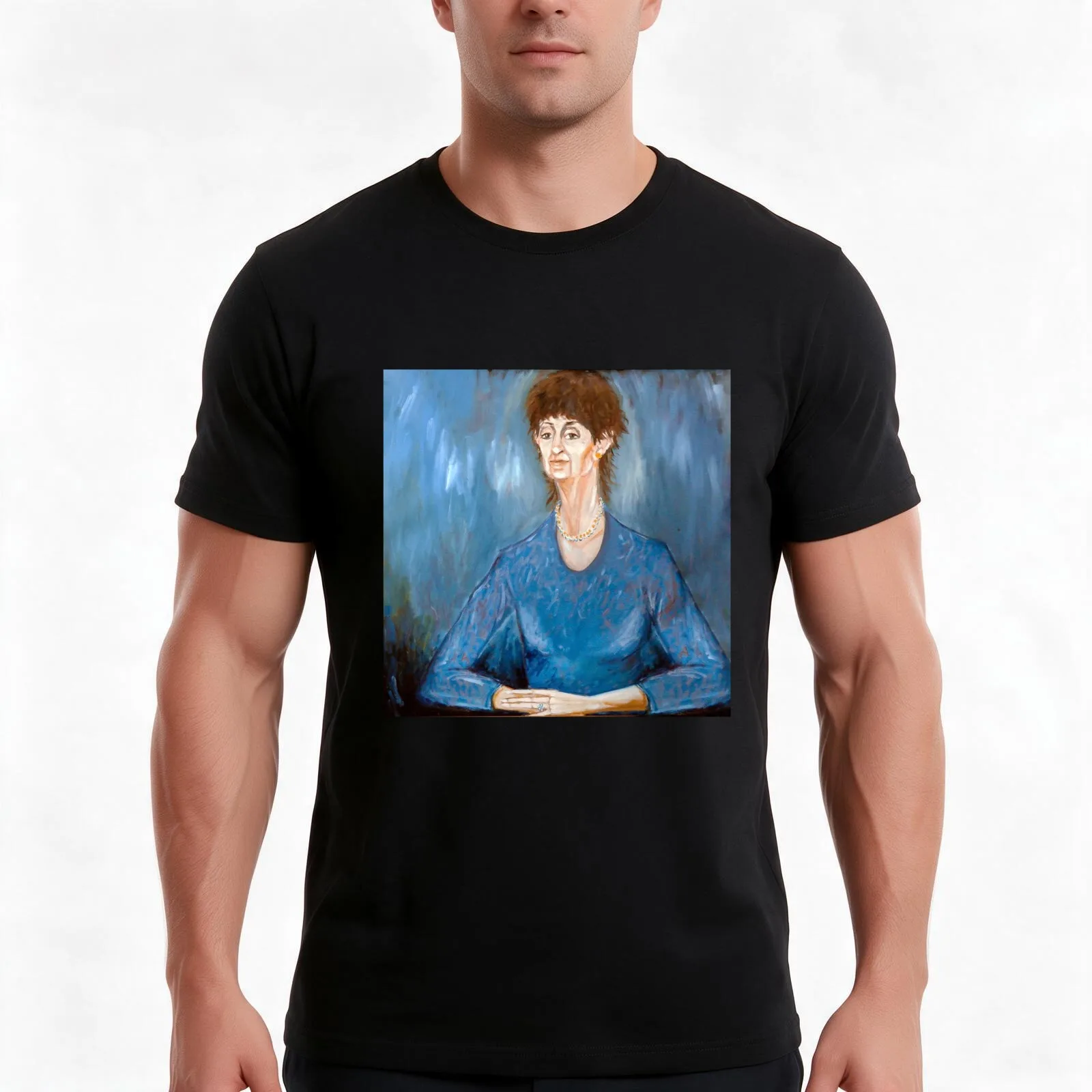 Mrs Mangel by Helen Daniels T-Shirt, Summer Casual Cotton Tee, Oversized Streetwear Tops, Vintage Graphic Print, 100% Cotton