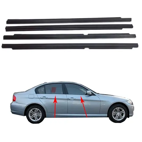 BMW 3 시리즈 E90 316d 318i 318d 320i 320d 325i 330i 2004-2012 용 도어 윈도우 몰딩 웨더 스트립 씰 벨트 BMW 3 시리즈 E90 316d 318i 318d 320i 320d 325i 330i 2004-2012 용 도어 윈도우 몰딩 웨더 스트립 씰 벨트