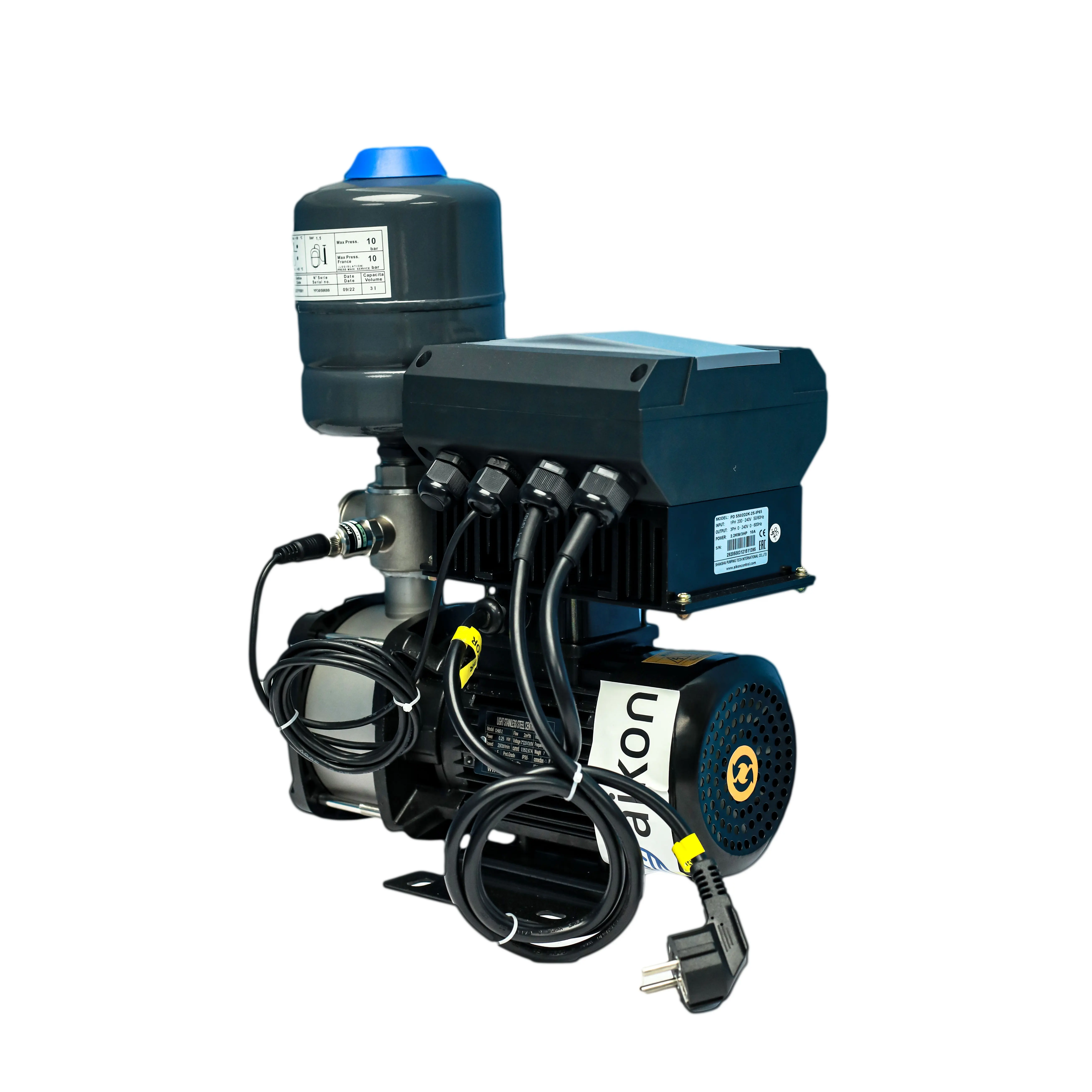 HCM Horizontal SS304 Stainless Steel Integral Constant Frequency Pressure Booster Pump System