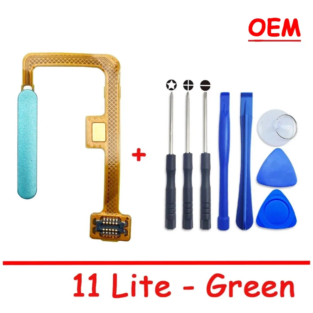 Fingerprint Scanner For Xiaomi 11 Lite / 11 Lite 5G ID Home Button Fingerprint Menu Return Key Recognition Sensor Flex Cable