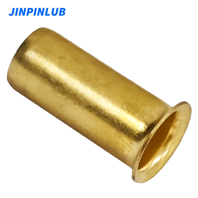 JINPINLUB PI 4/6/8/10 mm Messing-Nylon-Rohreinsatz, Rohrfutter für Hülsentyp, Schmierrohr, Kompressionsverschraubungen