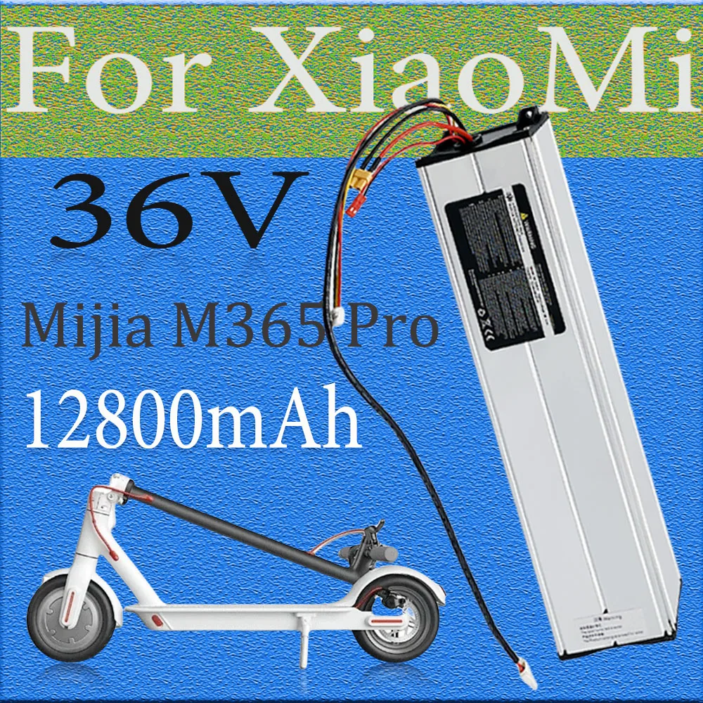 

36V For XiaoMi M365 PRO Scooter Replace Battery 12.8Ah High Capacity Li-ion Battery Pack