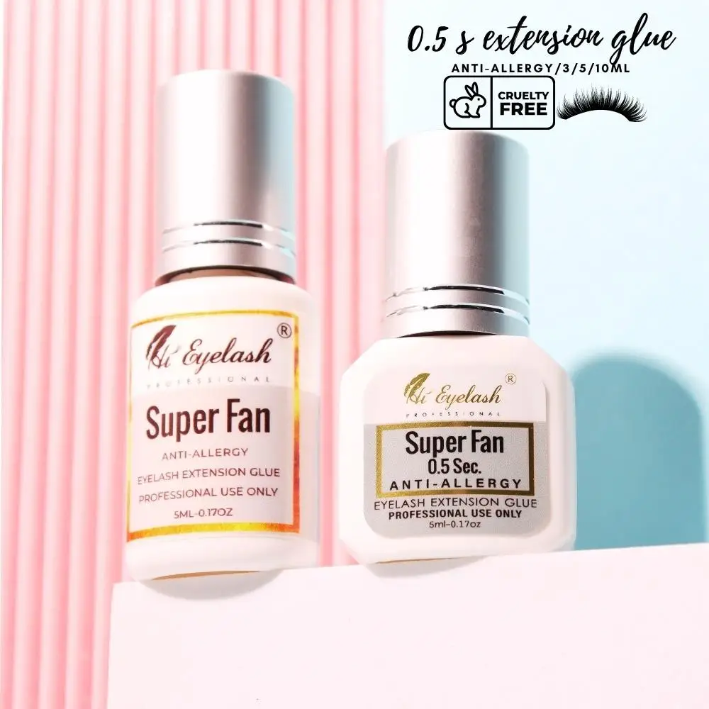 Клей для наращивания ресниц частной марки объемом 6-8 недель сушки 0,5 сек.