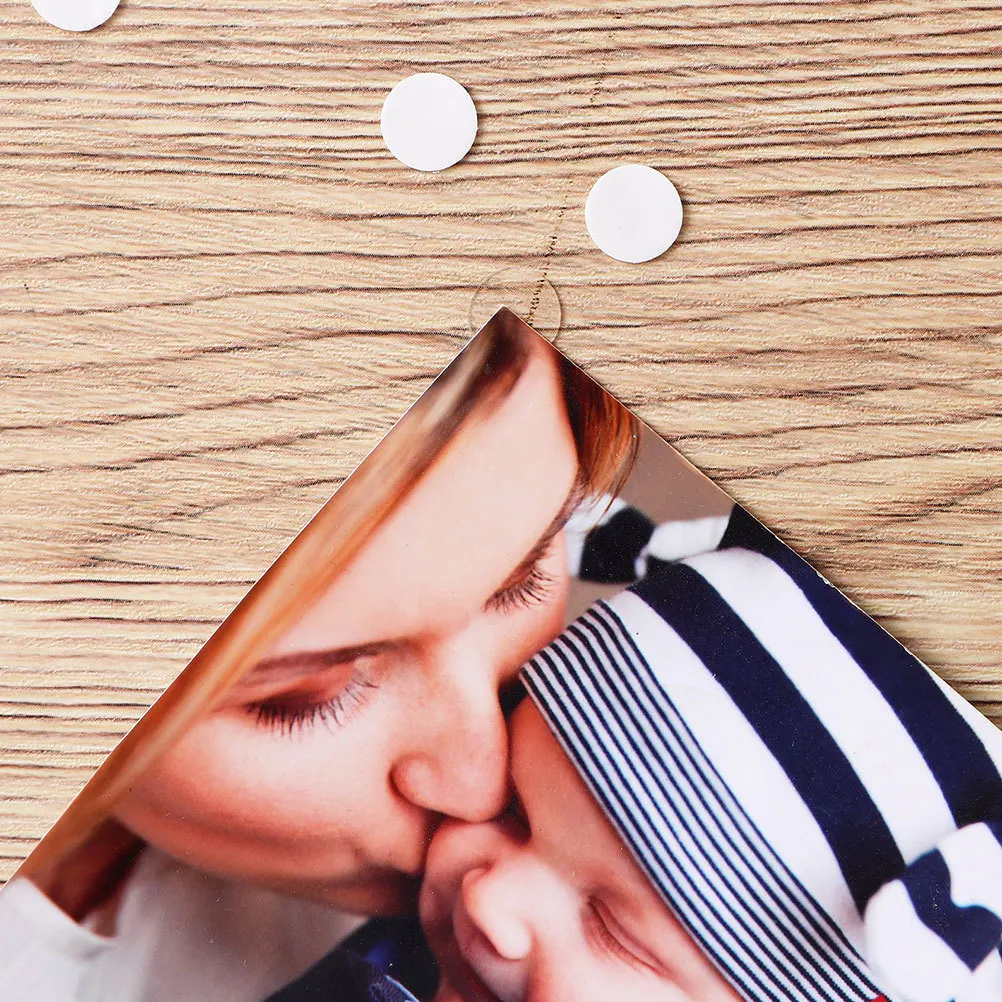 

800pcs Acrylic Double Sided Tape Clear Adhesive Dots For Wall Photo Stickers Removable Mounting Multi Use Office Home Decor