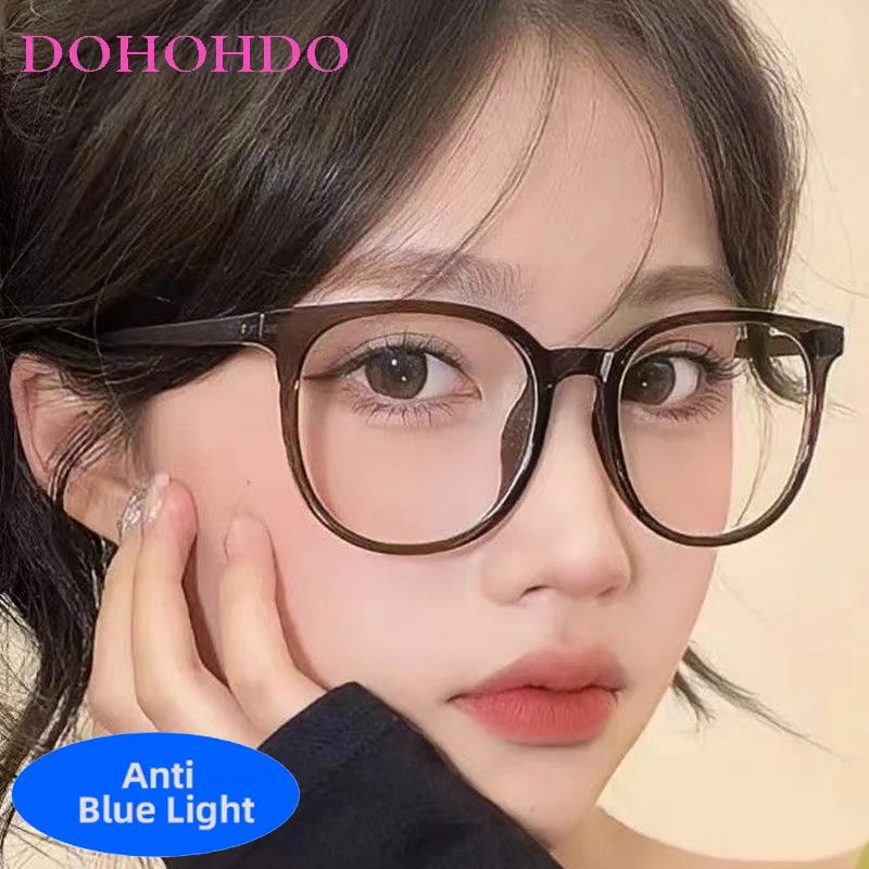 

Classic Brand Round Optical Glasses Men Women Fashion Luxury Design Computer Anti-Blue Light Protection Spectacle Female Lentes