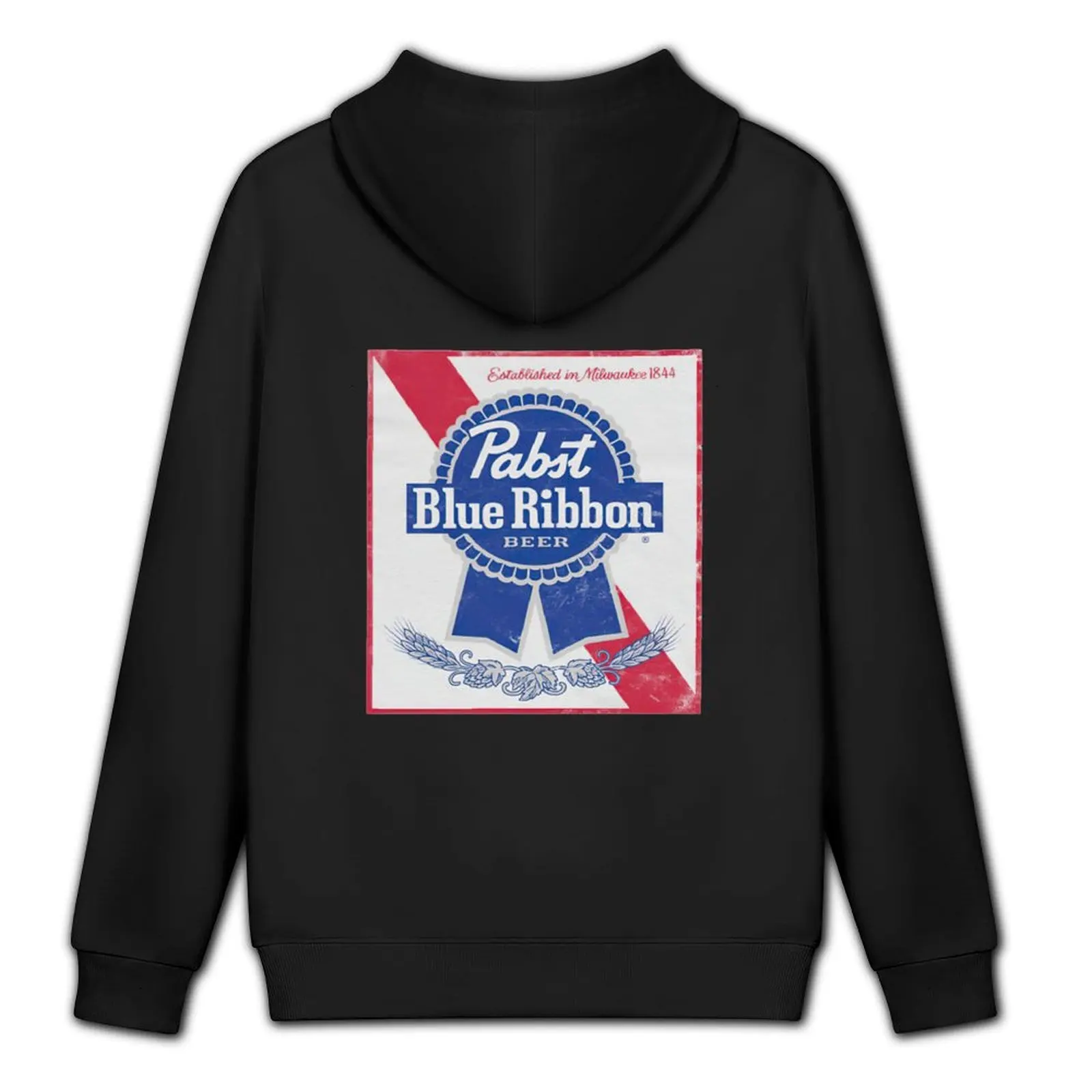 Pabsts Blue Ribbons هوديي أزياء الرجال الرجال ارتداء الملابس الجمالية بلوزة جديدة مقنعين المحملة