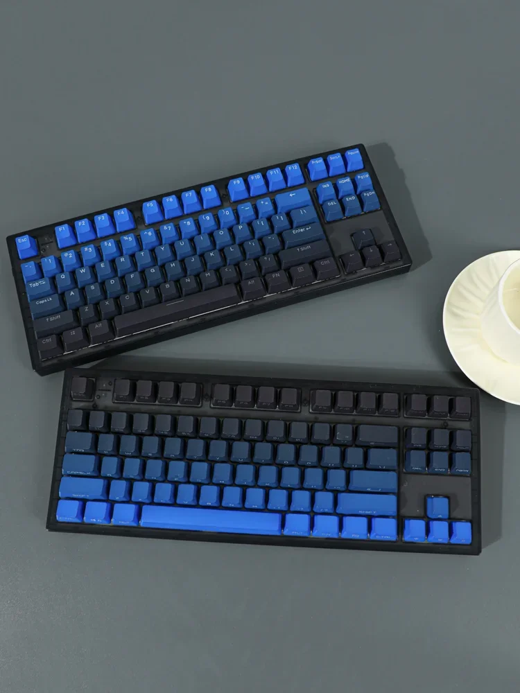 Star keycap light-transmitting PBT side engraving OEM simple gradual change 688796104 keyboard