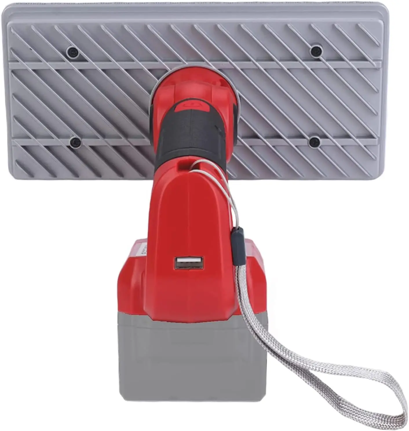 Imagem -04 - Led Trabalhando Luz com Porta Usb Lâmpada Horizontal Luz de Inundação Max para Milwaukee M18 18v Li-ion Bateria 40w 4200lm