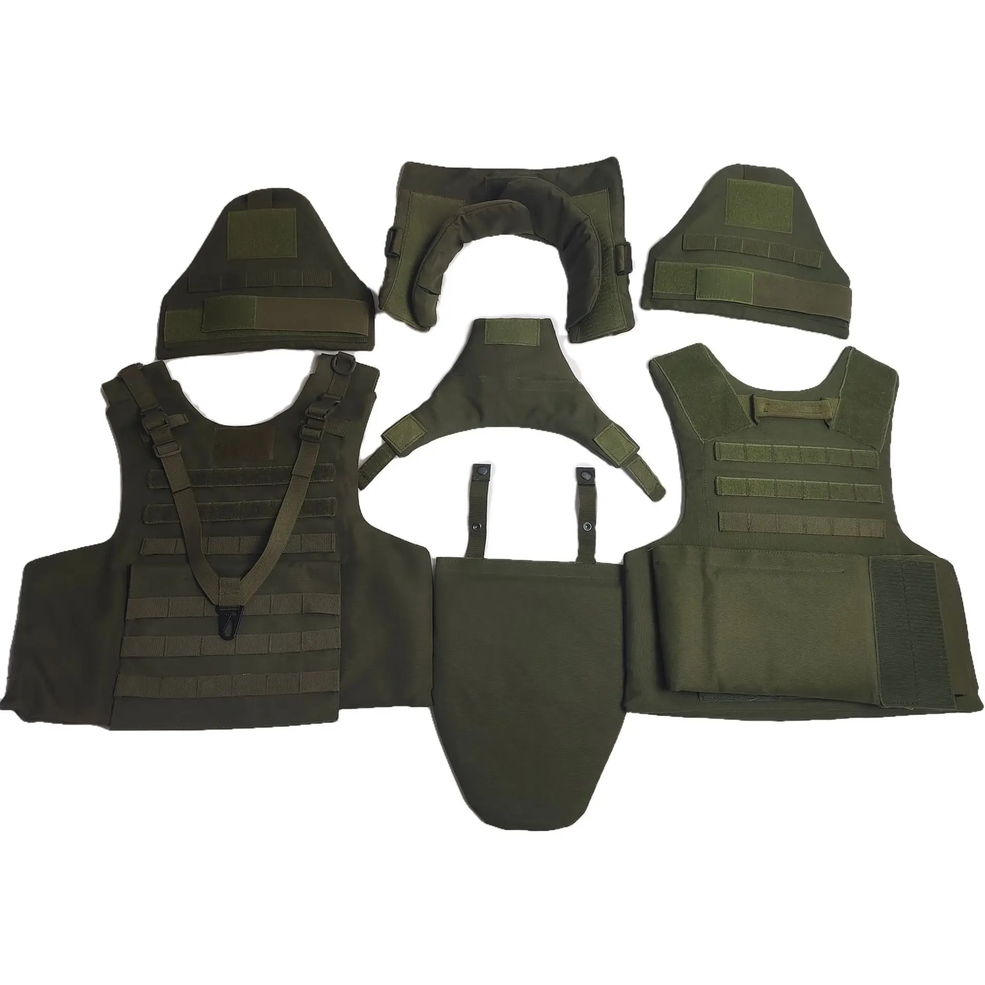 Full Protective Bulletproof Vest Ga2/3 Level Pe/kevlar Tactical Vest For Individual Combat Defense Equipment