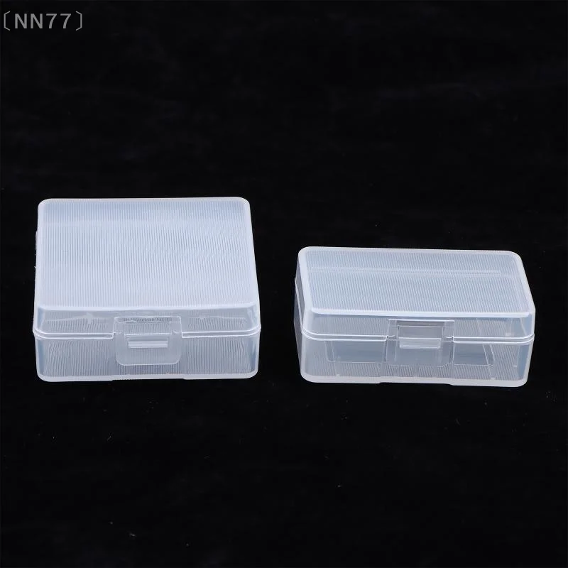 〔NN77〕5Pcs 9V Battery Transparent Plastic Storage Box Case Holder Cell Container Multimeter Microphone Toy〔W7〕