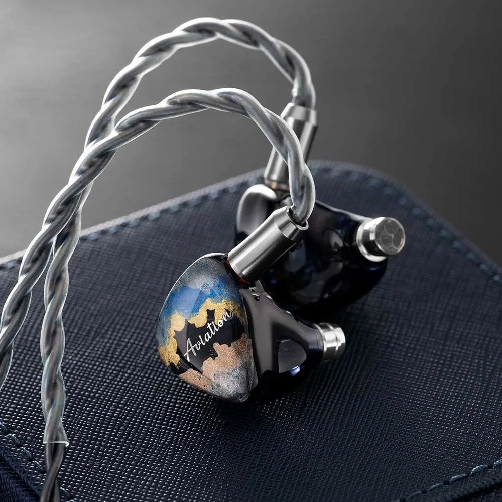 

New QoA Aviaiton In-Ear Earphone 3 Knowles BA+1 DD Hybrid Driver Monitor Headphone 0.78mm 2pin Cable HiFi Music Earbuds Headest