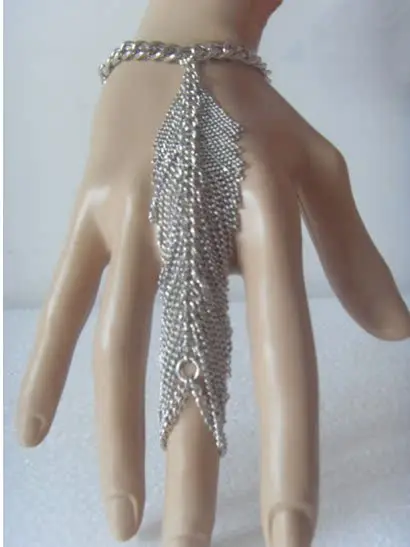 

HA Europe popular tassel hanging beard finger chain, platform hot sale body chain beautiful women's jewelry