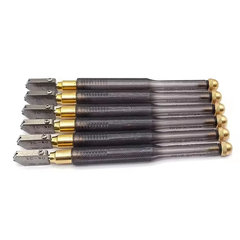 1PCS TC-90 Glass Cutter 2-8mm Toyo Straight Cutting Tool Carbide Tip For Glass/Tile Cutting Tools Set