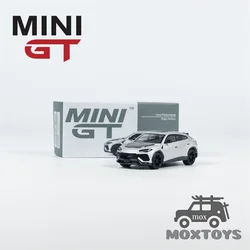 MINI GT 1:64 Lambo Urus Performante Grigio Nimbus LHD Diecast Model Car