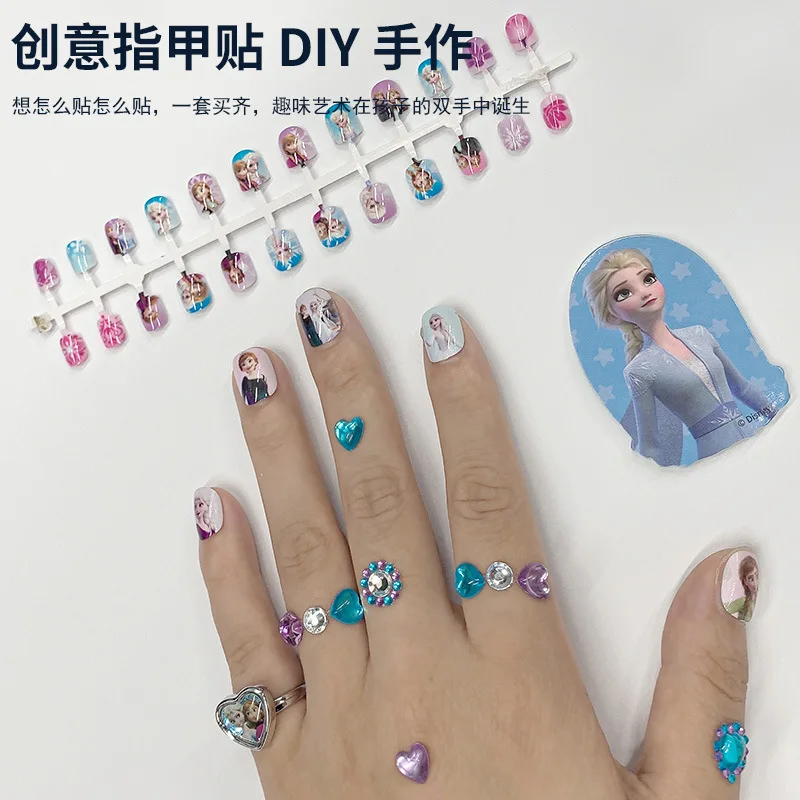 Disney meisjes set Frozen Princess nagellak sticker Nail Art kleine meisje stickerset