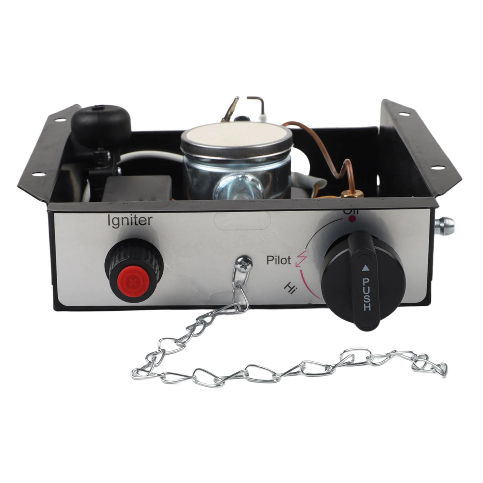 Control Assembly Control Box Heater Replacement Kit 3 8 Inch Male Flare Metal Burner Assembly 47000 BTU Heat Output