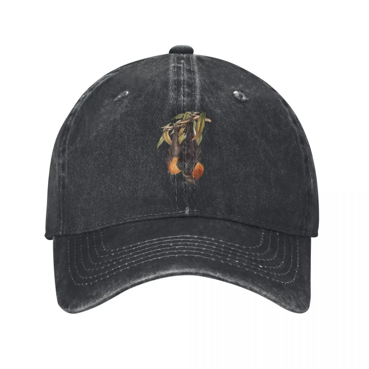 Australian Flying Fox Fruit Bat Pteropus poliocephalus by John Gould Baseball Cap sun hat Luxury Cap Kids Hat For Men Women's