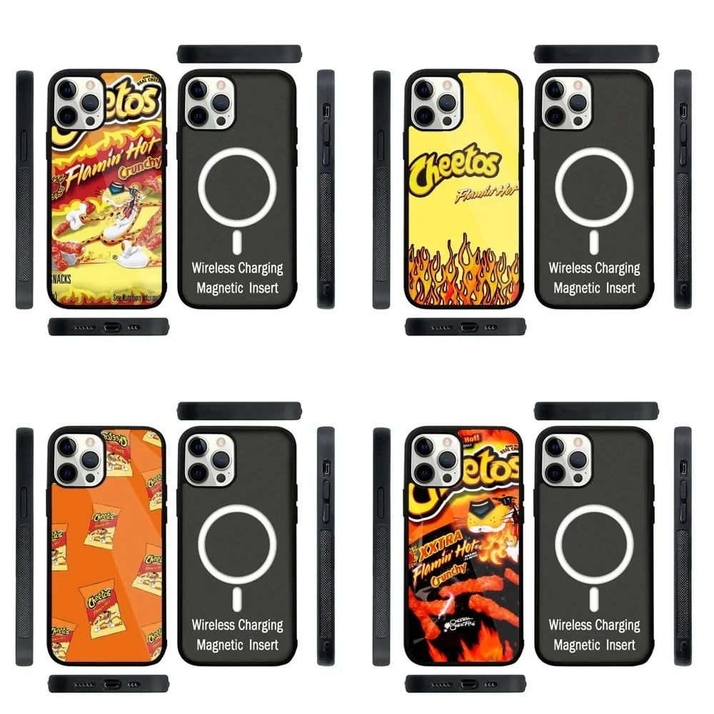 snack food C-Cheetos  Phone Case Strong Magnetic For IPhone 15,14,13,Pro,Max,Plus,11,12,Mini For Magsafe Wireless Charging