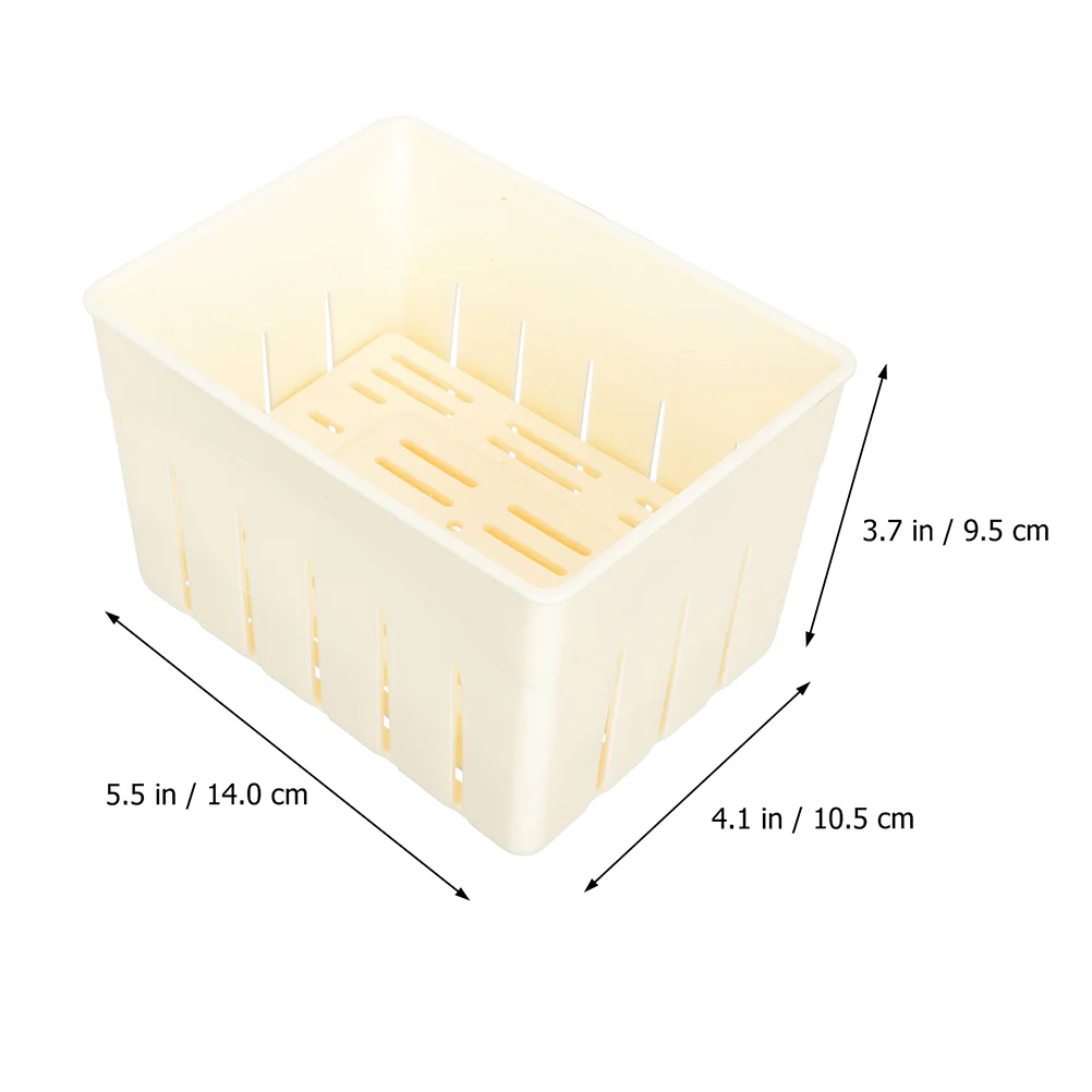 Homemade Tofu Stamper Mold Plastic Moulds Supplies Tools Molds Vegan Cheese Household Press Cover Making