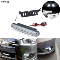 8 LED Daytime Running Light Cars DRL The Fog Driving Daylight Head Drl Lamps For Automatic Navigation Lights Singnal Lamp
