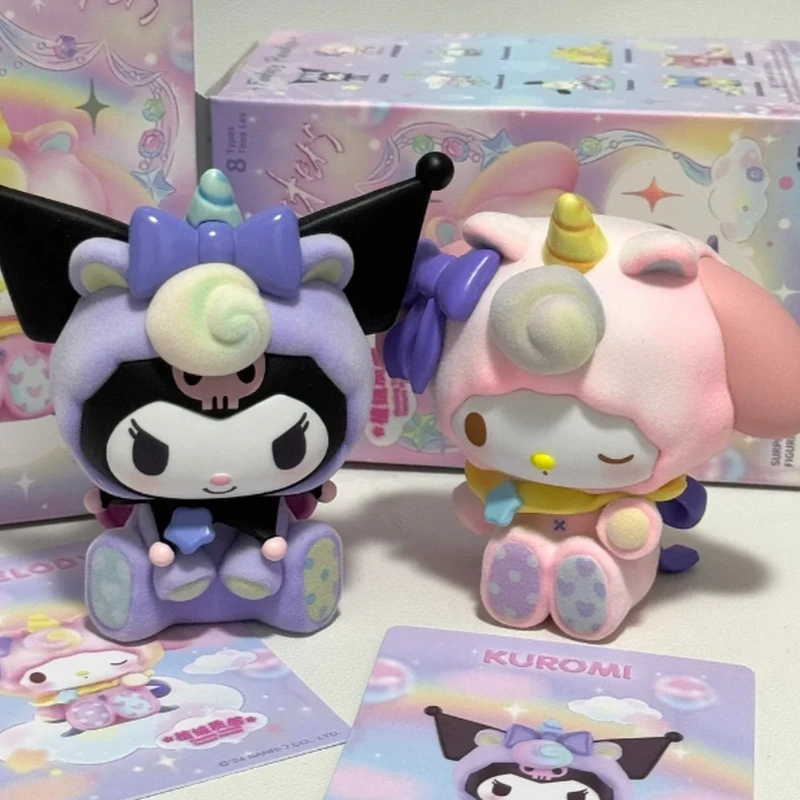 شخصيات سانريو الأصلية سلسلة الجنة الخيالية صندوق أعمى مفاجأة صندوق الغموض منضدية زخرفة الأطفال لعبة مخصصة هدية