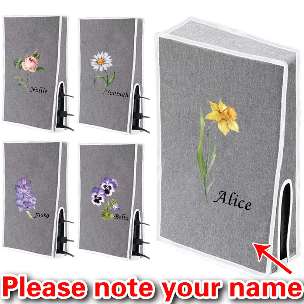 غطاء مقاوم للخدش، نمط مطبوع أنيق، وحدة تحكم ألعاب PS5، غطاء غبار أفقي/عمودي