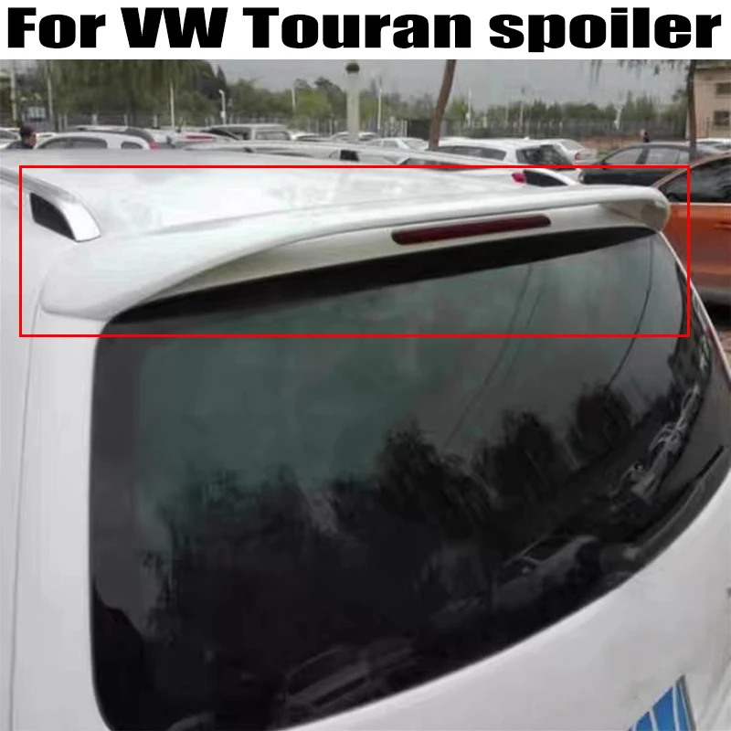 

For Volkswagen VW Touran Spoiler 2008-2015 High Quality ABS Material Car Rear Wing Primer Color Rear Roof Spoiler Airfoil