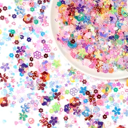 600-3000Pcs/Lot 5-10mm Mixed Style Star Heart PVC Flat Sequins Loose Sequin Paillettes Sewing Craft DIY Scrapbooking Wholesale
