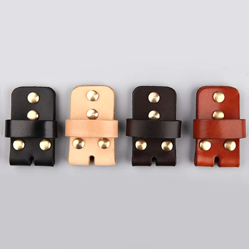 3.8cm Cowhide Loop Ring Connection Leather Pure Copper Rivet DIY Accessories Rivets for Pin Buckle Belt