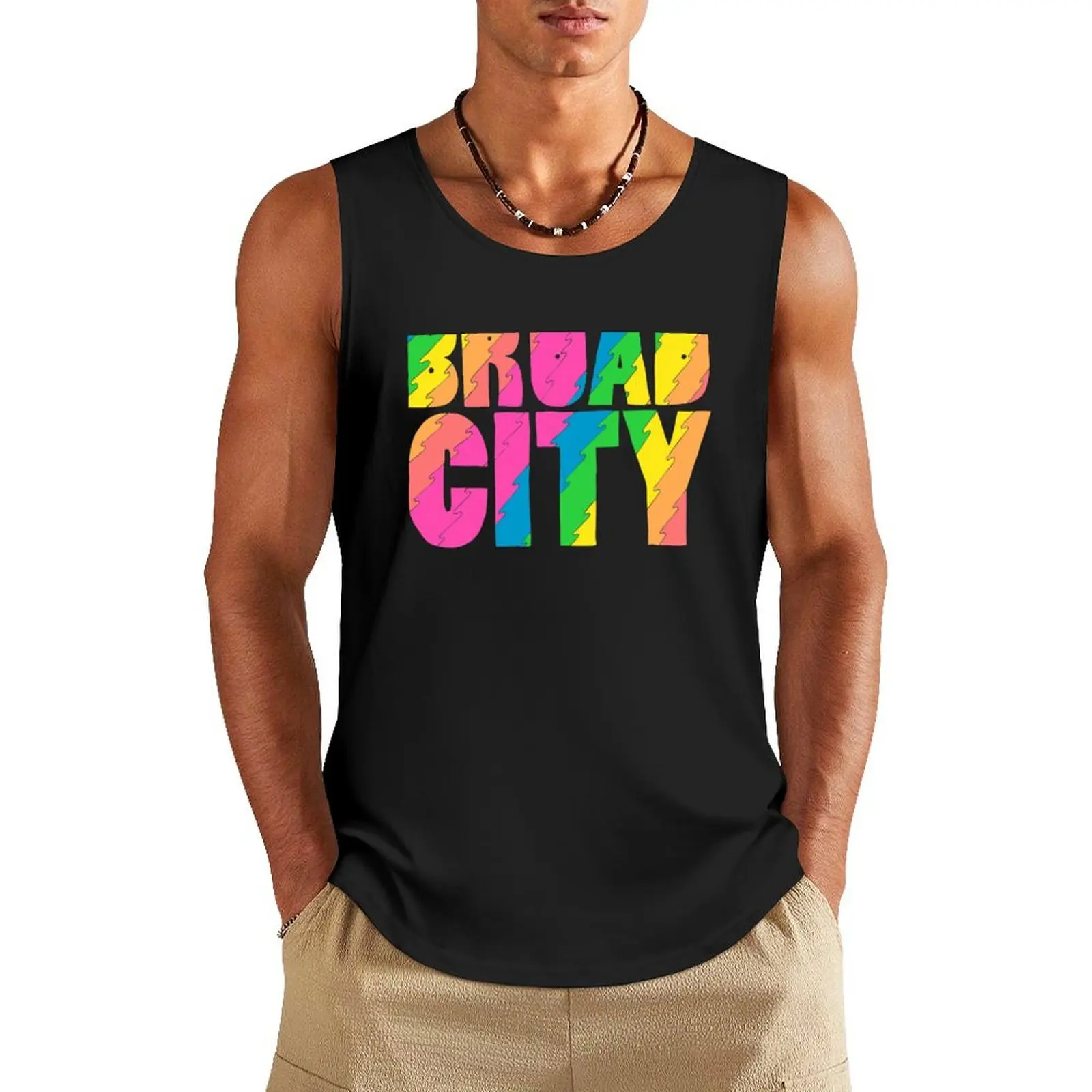 

broad city Tank Top Vests gym accessories men t-shirts man tops