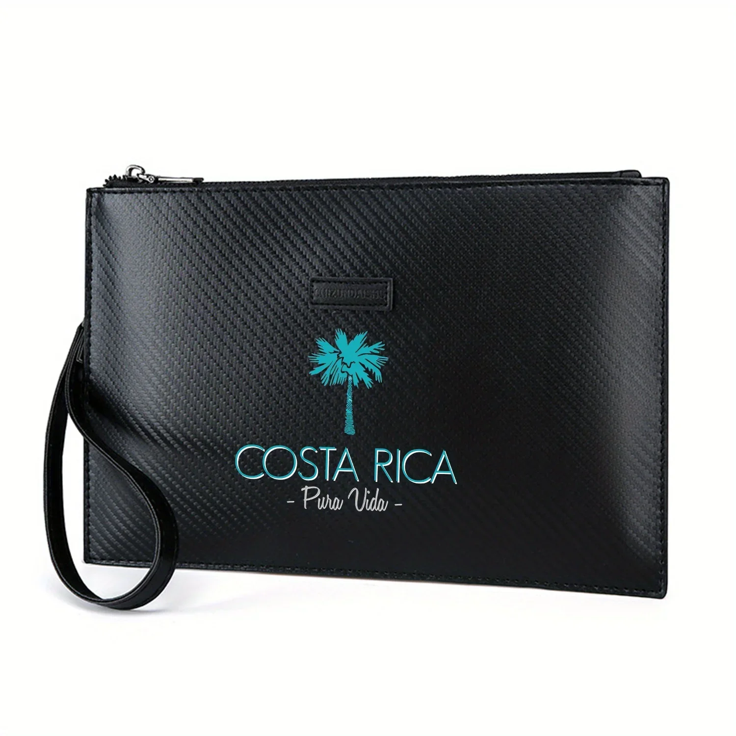palmeira-costa-rica-pura-vida-bolsa-masculina-elegante-impressa-em-pu-elegante-e-pratica-para-transporte-diario