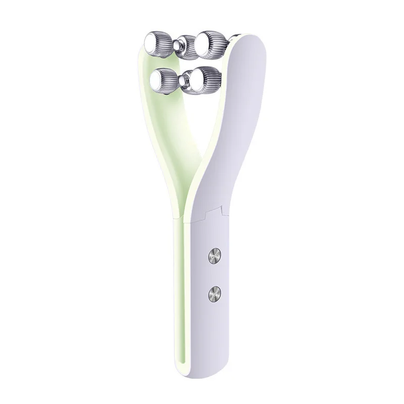 2025 فولت شكل خط مكركرنت مدلك لتدليك الوجه الأسطوانة ثلاثية الأبعاد الوجه الأسطوانة الكنتوري الذقن المزدوجة ثبات التشكيل