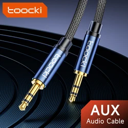 Toocki Audio Cable 3.5mm Male to Male Jack Aux Cable Speaker Cord For Car Headphone TVPC Amplifiers DVD Laptop MP3 Extender Wire