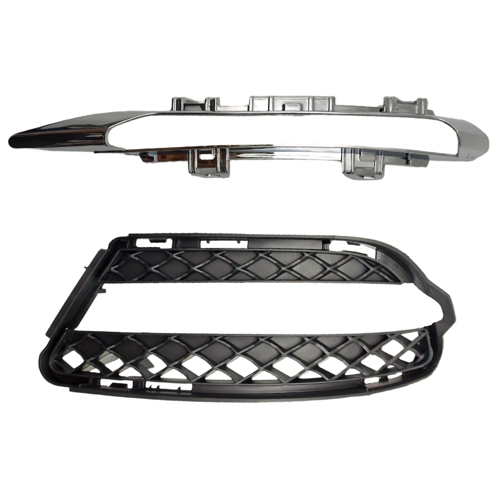 Front Bumper Grille For Mercedes-Benz S-Class W221 Standard Facelift 2009 2010 2011 2012 2013 Fog Light Grille Cover A2218851722